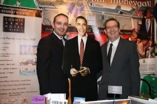 Ollie Hayes, Barack Obama and Damian Scattergood