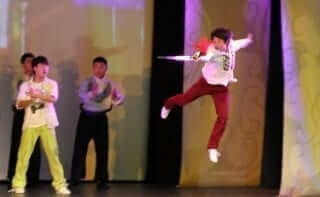 Flying swords, Chinese dancing