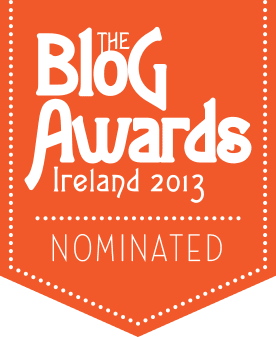 Blog Awards Ireland 2013, nomination 2013