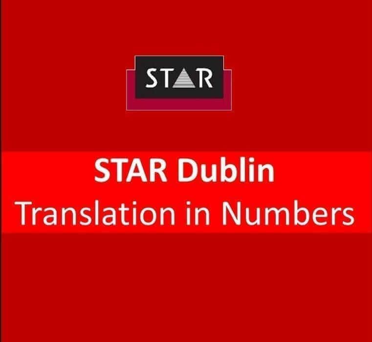 STAR by numbers 2013, translation projects