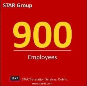 Translation employees, STAR by numbers 2013