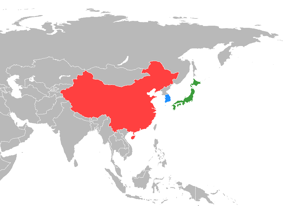 China in east asia