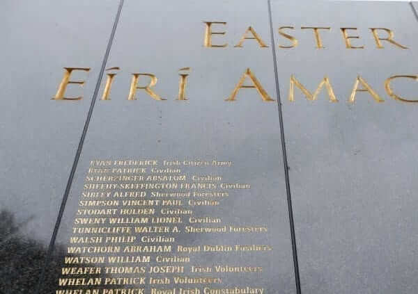 1916 Remembrance Wall unveils misspelling in Irish