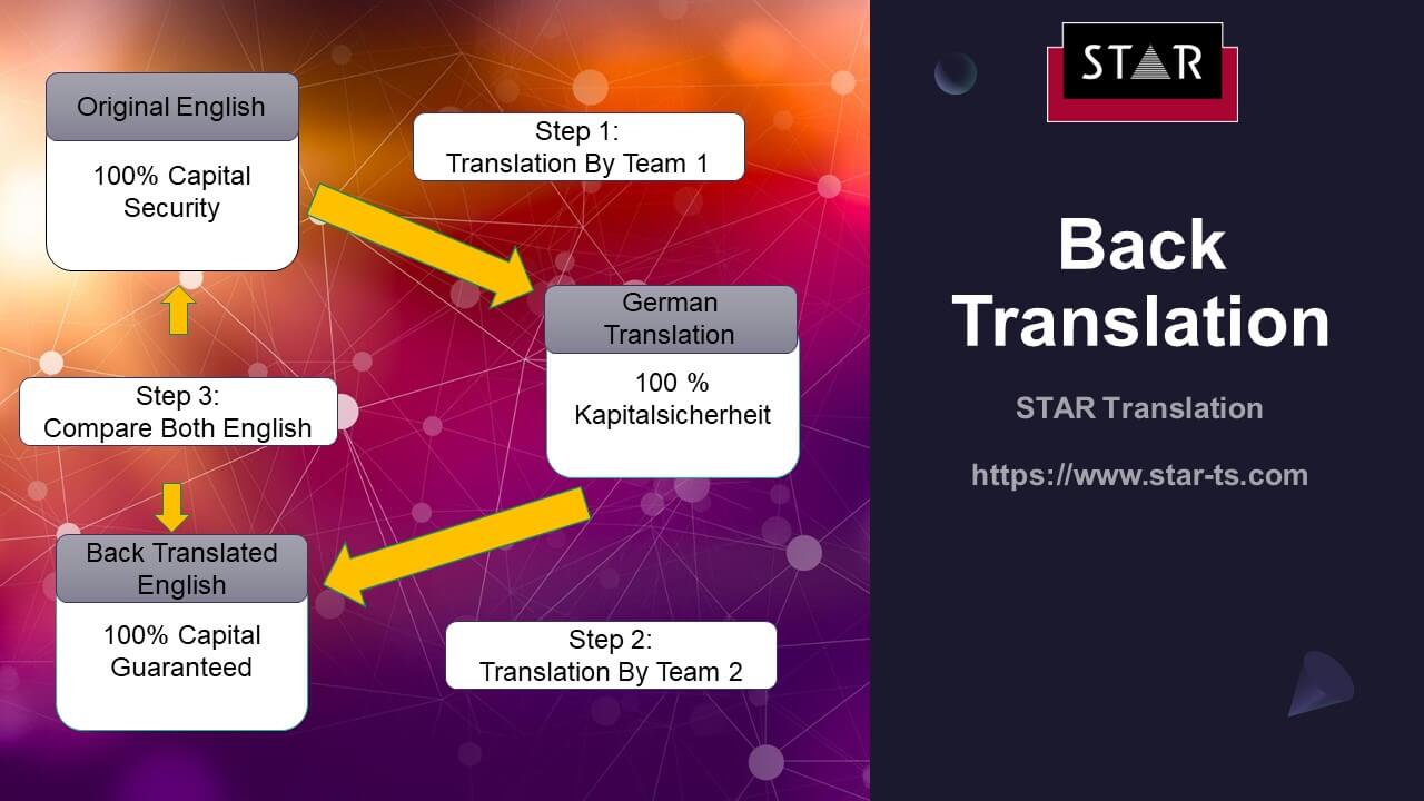 Back Translation Process Diagram